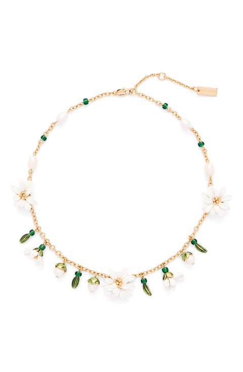 Rooted Daisy Charm Necklace