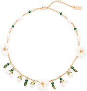 Marc Jacobs Rooted Daisy Charm Necklace