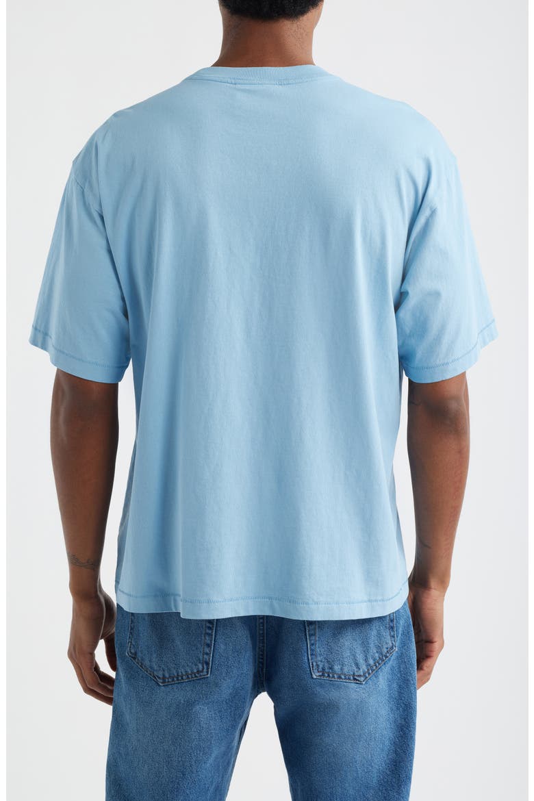 Smile Bear Cotton T-Shirt, Alternate, color, BLUE