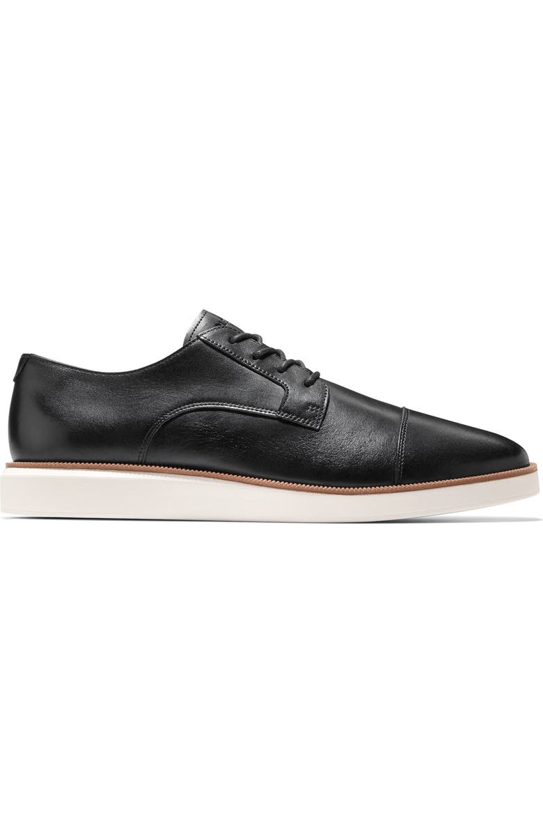 Cole Haan Davidson Grand Cap Toe Oxford Sneaker, Alternate, color, Black / Ivory