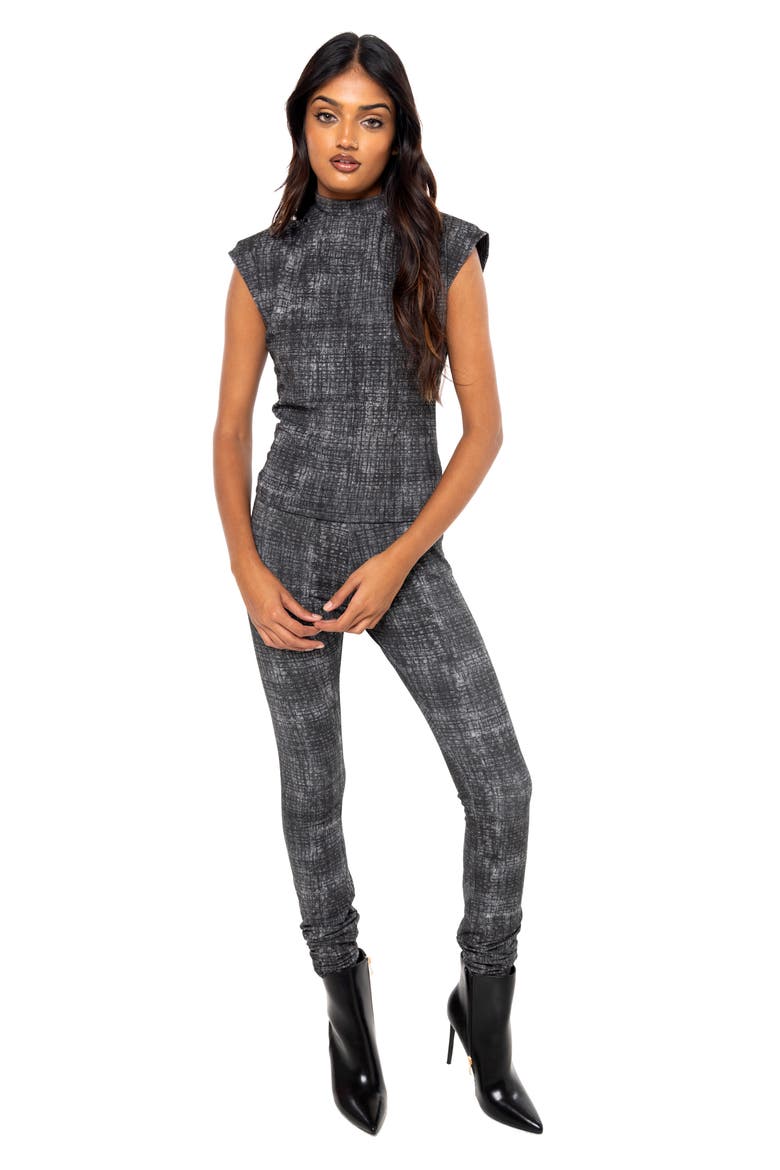 Knit Turtleneck Top, Alternate, color, CHARCOAL