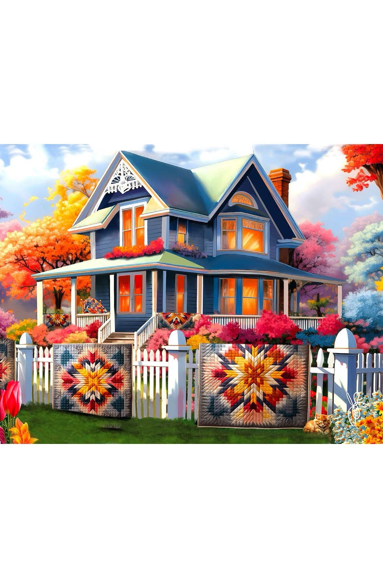 Sunsout Dandelion Quilts 1000 piece Jigsaw Puzzle for Adults, Alternate, color, Multicolor