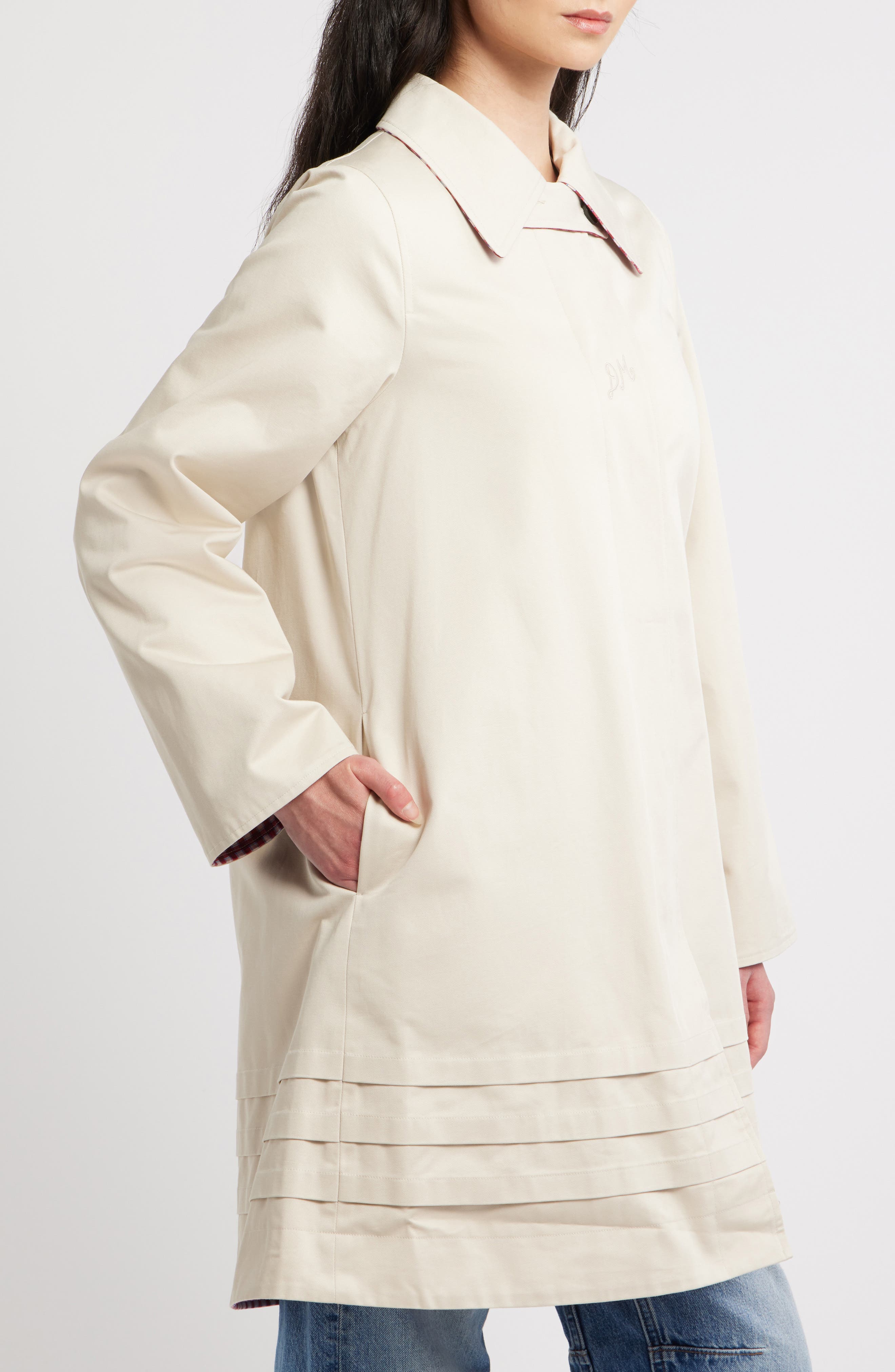 Damson Madder Mercedes Bow Reversible Trench Coat (Women) | Nordstrom