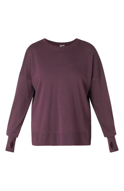 Sweaty Betty After Class Sweatshirt In Purple