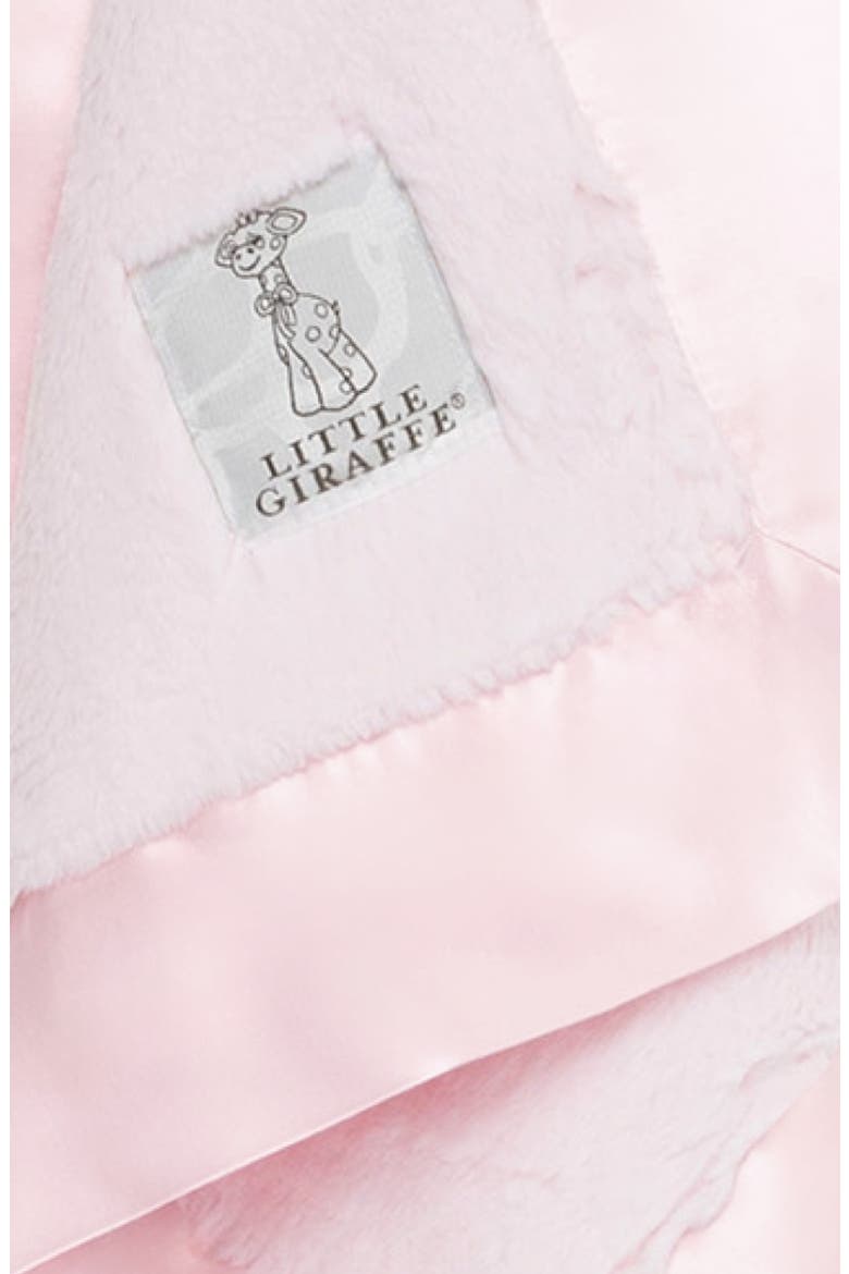 Luxe Faux Fur Blankie, Alternate, color, PINK
