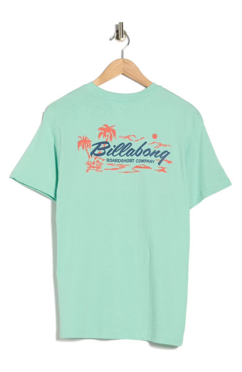 Billabong Skull Island Graphic T-Shirt, Alternate, color, Blue Danube