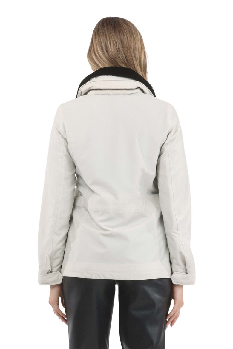 Jacket Crafted From Loro Piana Storm System, Alternate, color, SAND/BLACK