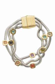 Multi Strand Snake Chain Bracelet