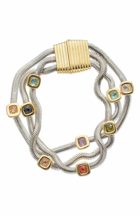 Multi Strand Snake Chain Bracelet