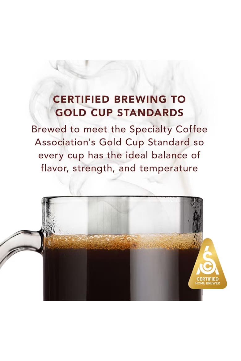 Perfect Brew Programmable 8 Cup Intelligent Coffee and Tea Brewer in Silver, Alternate, color, Silver