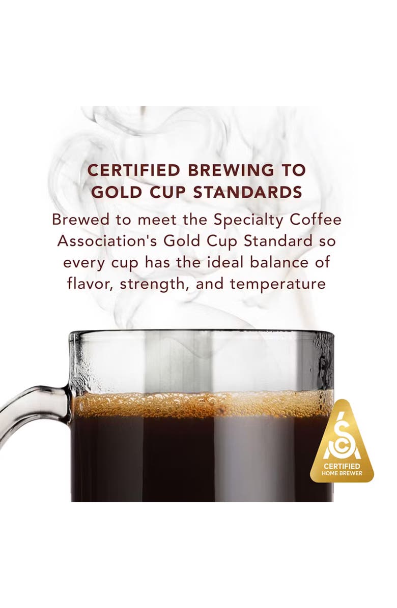 Mr. Coffee Perfect Brew Programmable 8 Cup Intelligent Coffee and Tea Brewer in Silver, Alternate, color, Silver