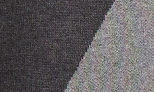 Jones New York Coloblock Mock Neck Sweater In Black