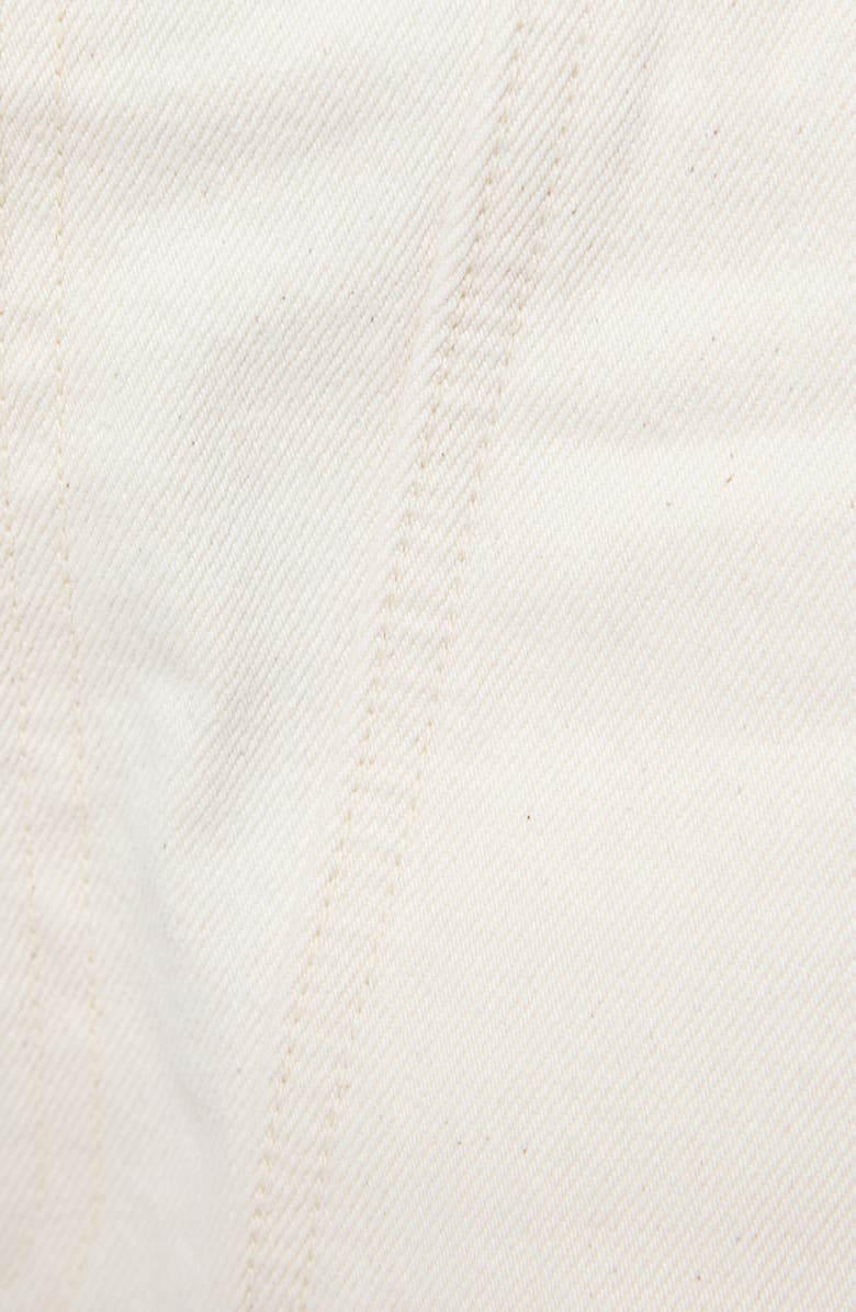 MOTHER The Chisel Sneak Wide Leg Jeans, Alternate, color, Natural Selection Ivory