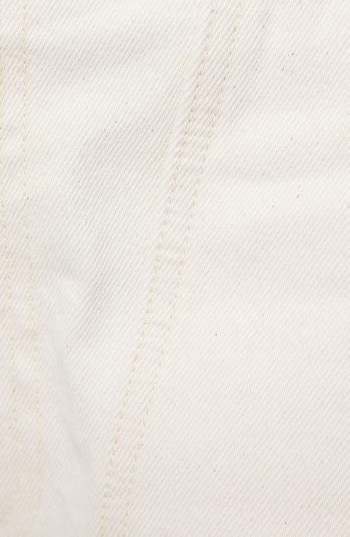 Mother The Chisel Sneak Wide Leg Jeans In Neutral