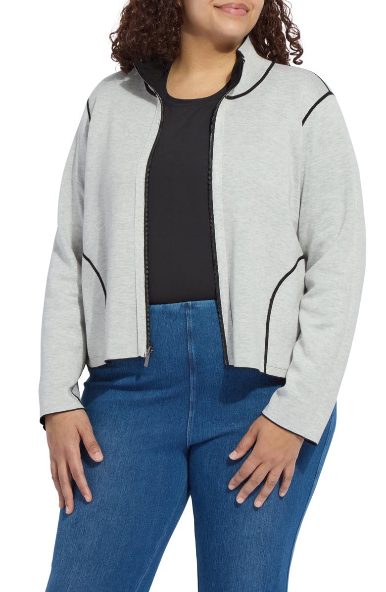 Lysse Reversible Zip Up Cardigan, Alternate, color, Black