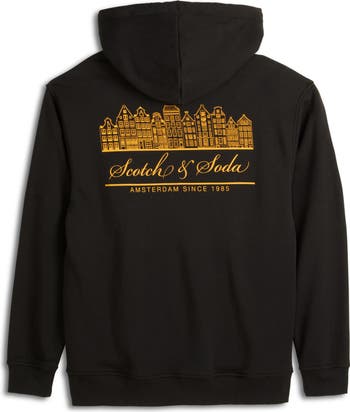 Relaxed Fit Graphic Fleece Hoodie