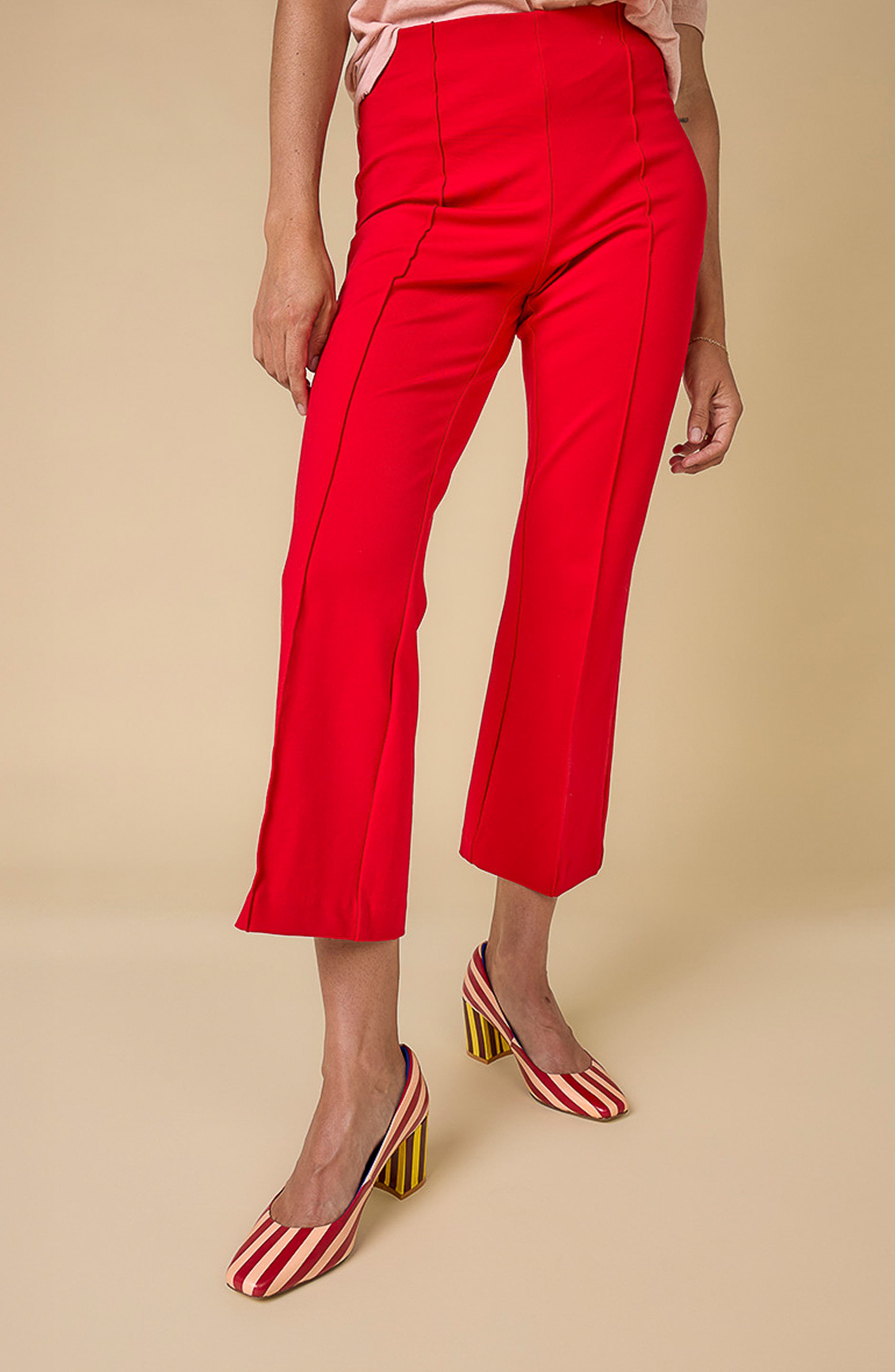 Estee Multicolor Square Toe Pump, Alternate, color, Begonia Stripe