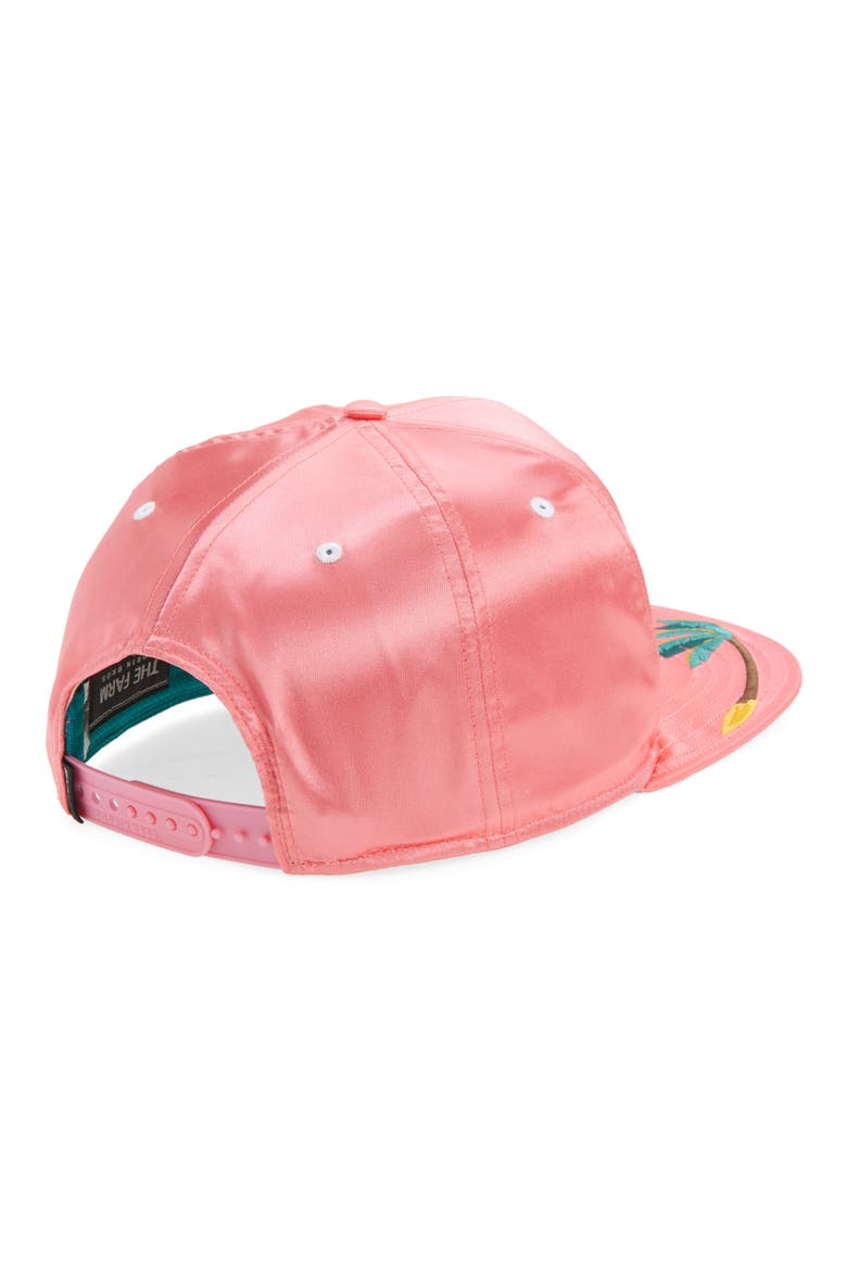 Florida Man Erupts Adjustable Snapback Cap, Alternate, color, MAGENTA