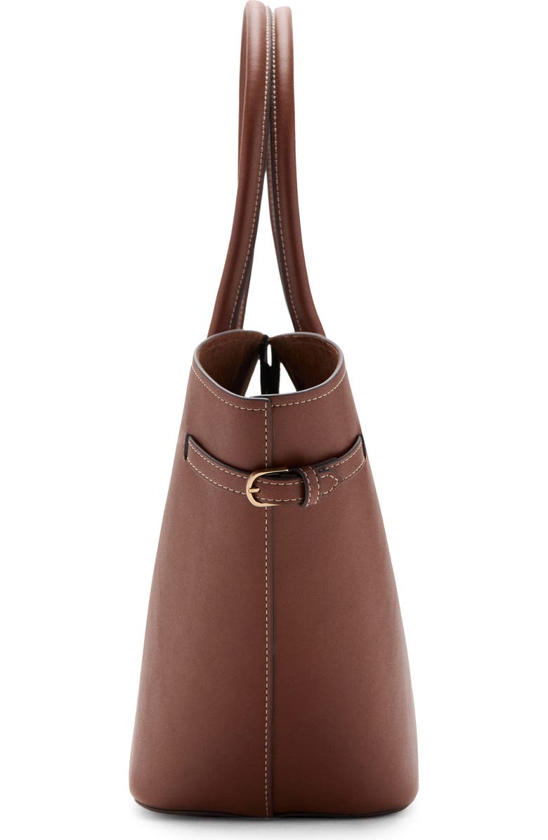 MANGO Shopper Bag with Double Handle, Alternate, color,