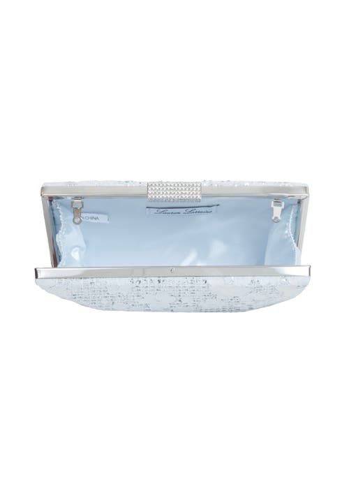 Lauren Lorraine Dandy Clutch In Silver
