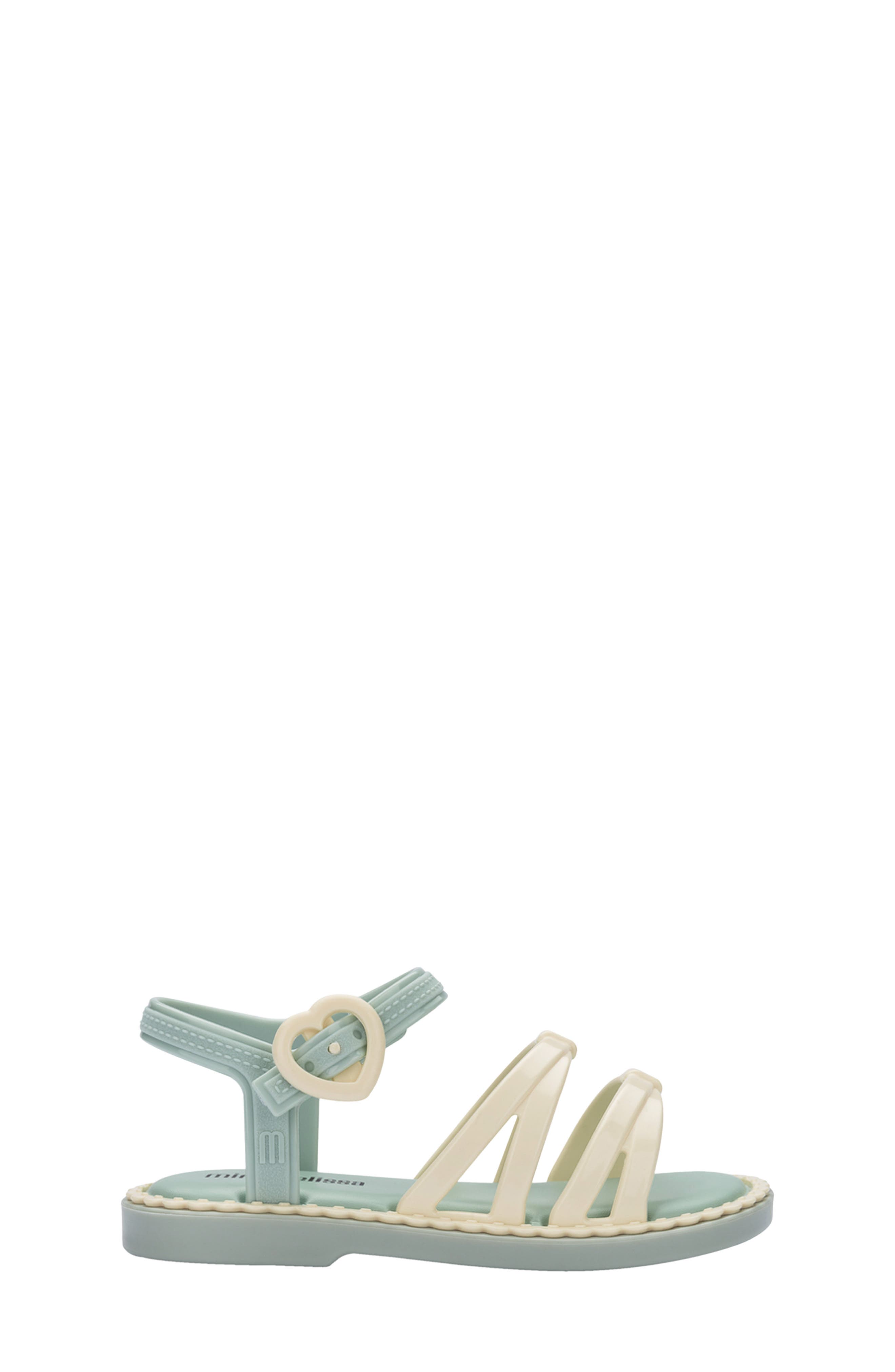 Kids' Aurora Sandal, Alternate, color, GREEN/ BEIGE