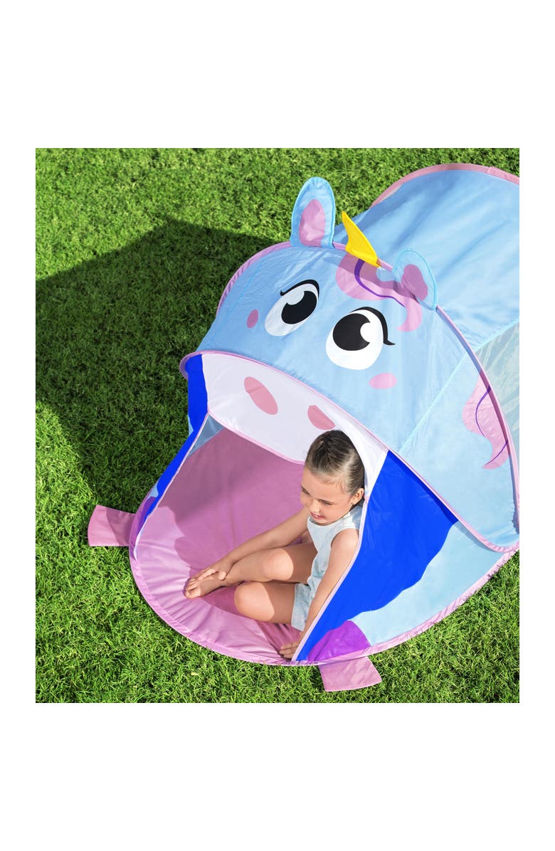 Bestway Adventurechasers Unicorn Play Popup Tent, Alternate, color, Multicolored