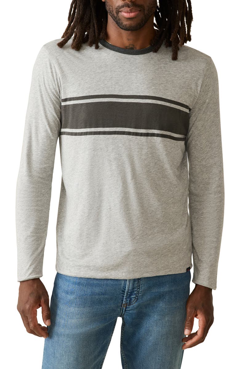 Faherty Cloud Reversible Crewneck T-Shirt, Main, color, 