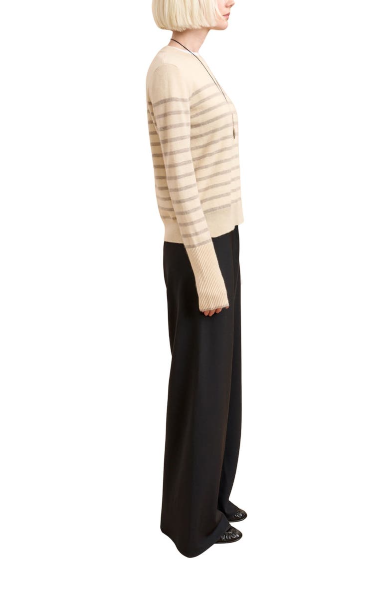 La Ligne Lean Lines Sweater, Alternate, color, Oat/Beige