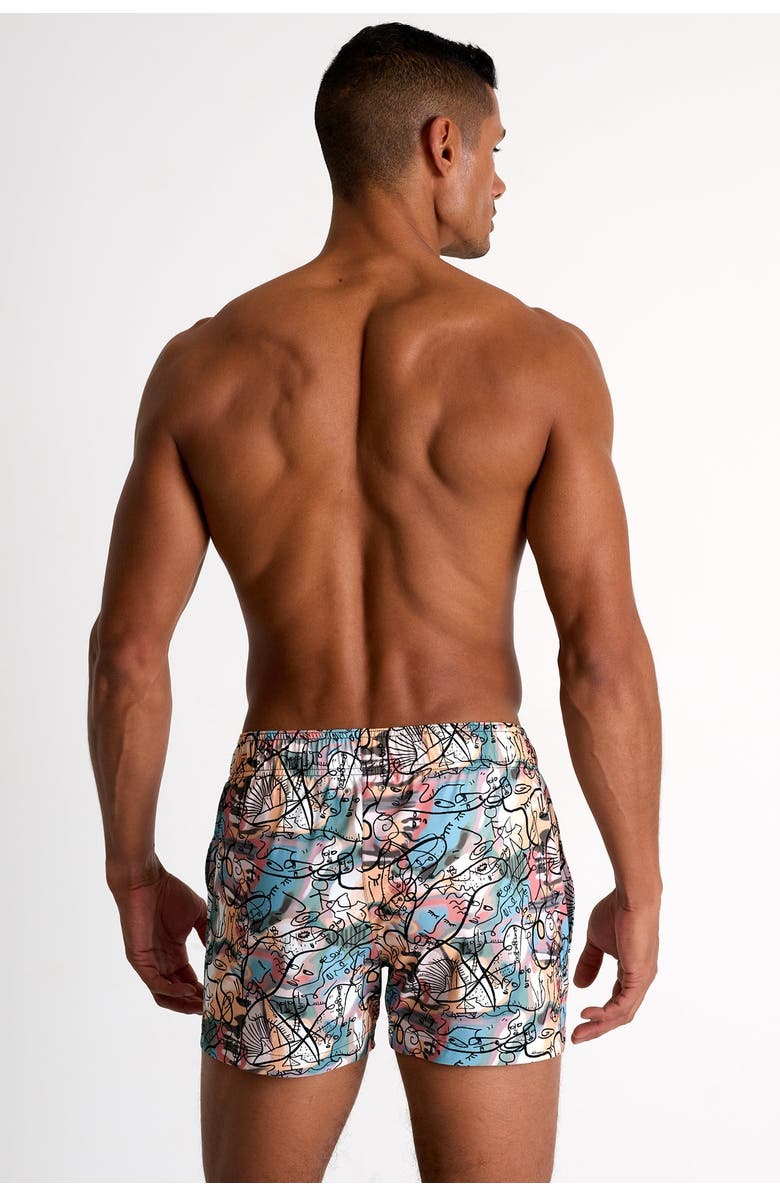 SHAN Short fit, stretch and quick dry swim trunks, Alternate, color,