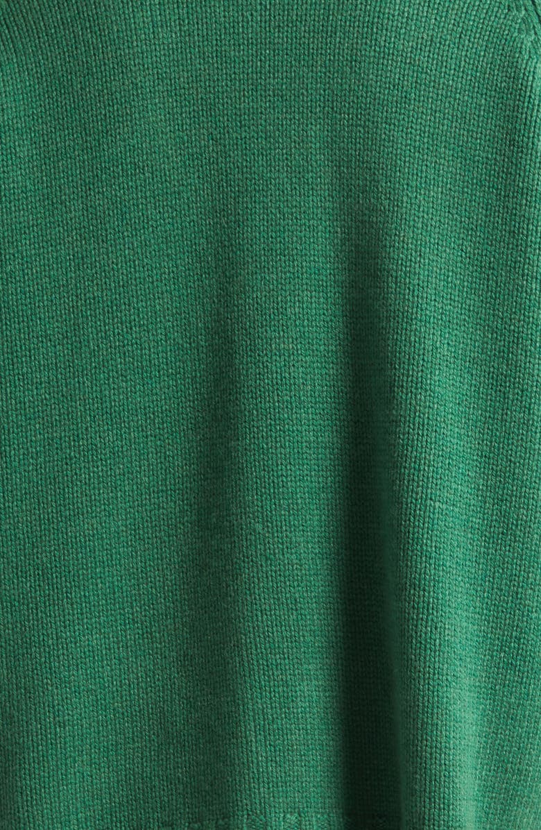 The Elder Statesman Oak Cashmere V-Neck Cardigan, Alternate, color, Fern