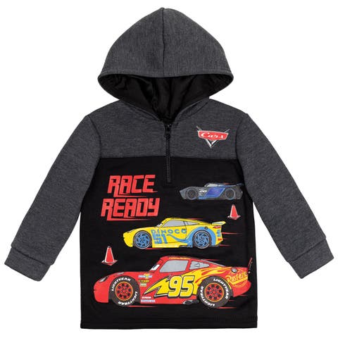 Cars Lightning McQueen Half Zip Hoodie