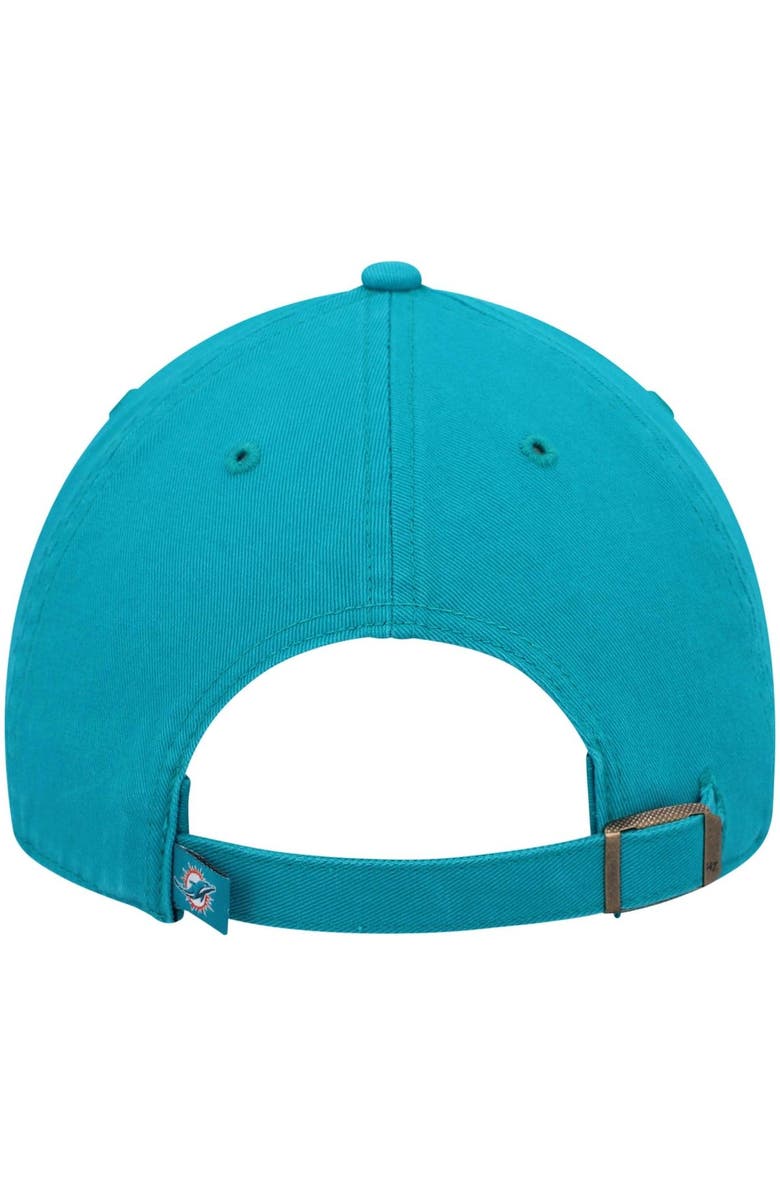 '47 Men's '47 Aqua Miami Dolphins Primary Clean Up Adjustable Hat, Alternate, color, Aqua