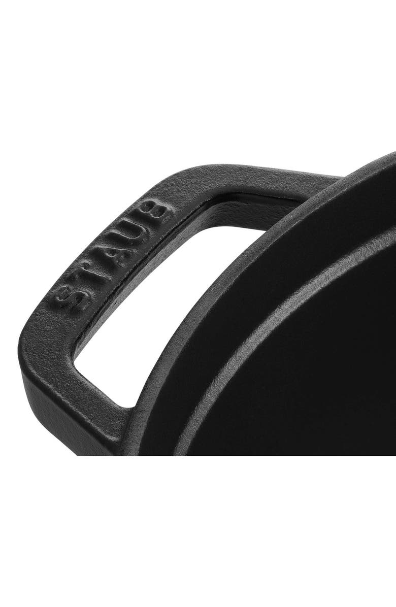 Staub 7-Quart Enameled Cast Iron Dutch Oven, Alternate, color, Black Matte