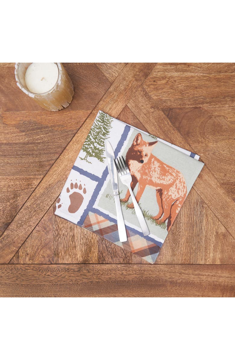 C&F Home Oakley Napkin, Set of 6, Alternate, color, Brown