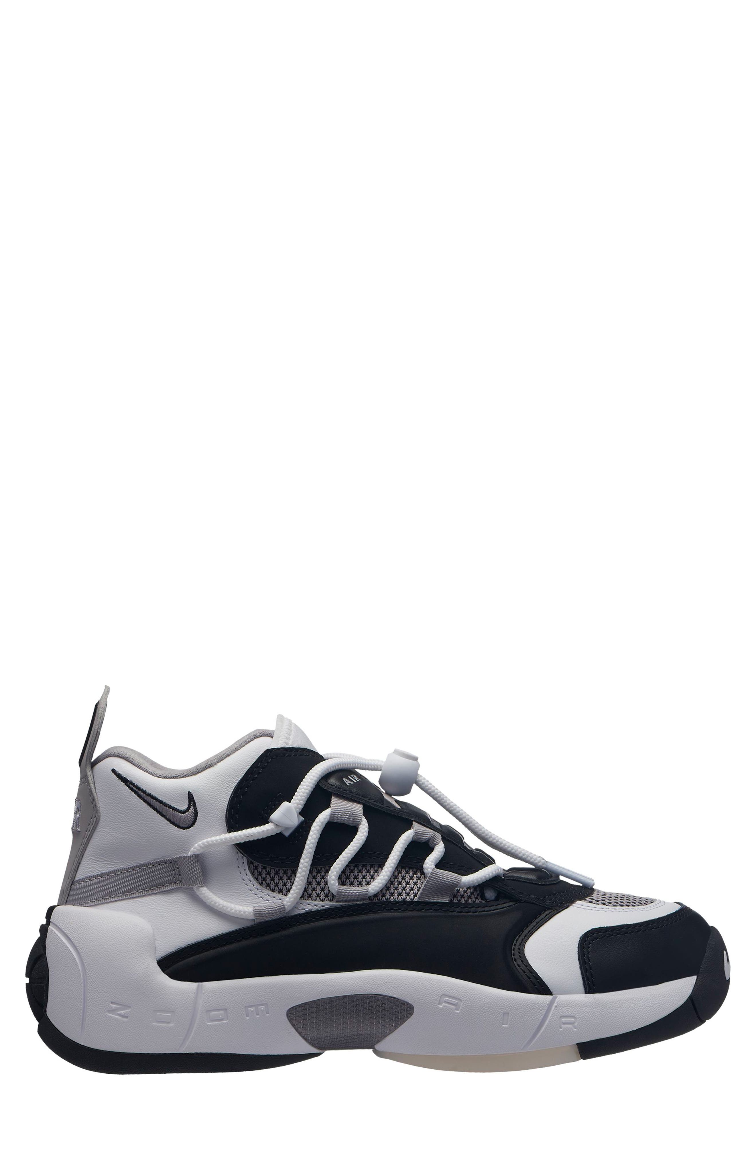 Air Swoopes II Sneaker, Main, color, BLACK/ ATMOSPHERE GREY/ BLACK