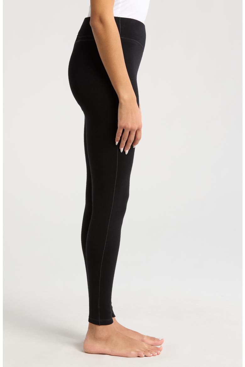 Classic Thermal Wool Blend Base Layer Leggings, Alternate, color, BLACK