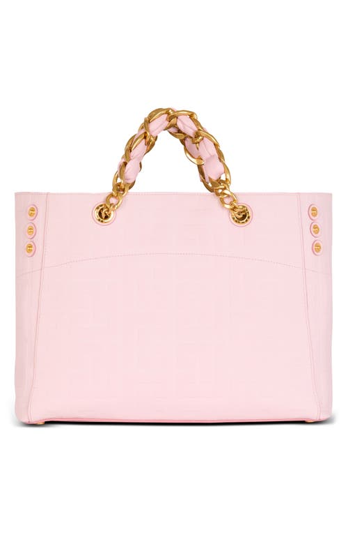 Balmain 1945 Soft Grained Leather Tote