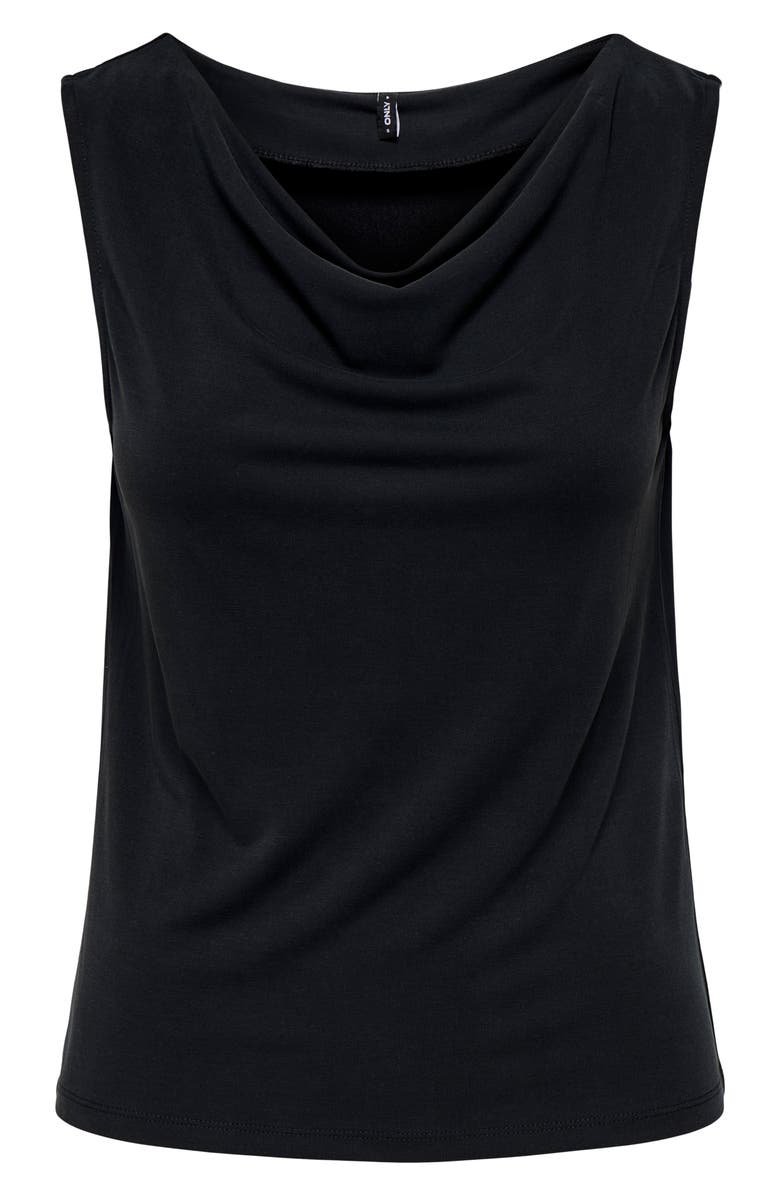 Only Free Life Cowl Neck Sleeveless Top, Main, color, Black