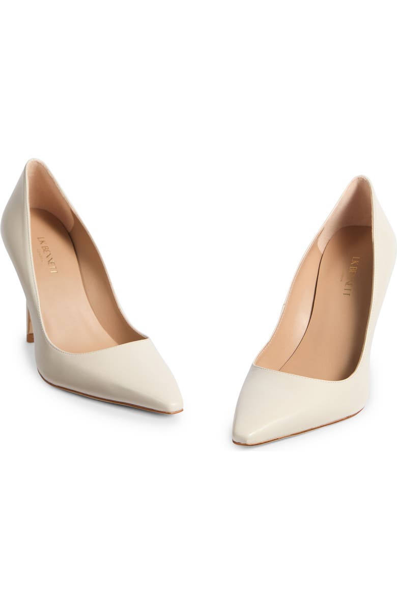 LK Bennett Fern Pointed Toe Pump, Alternate, color, Ecru