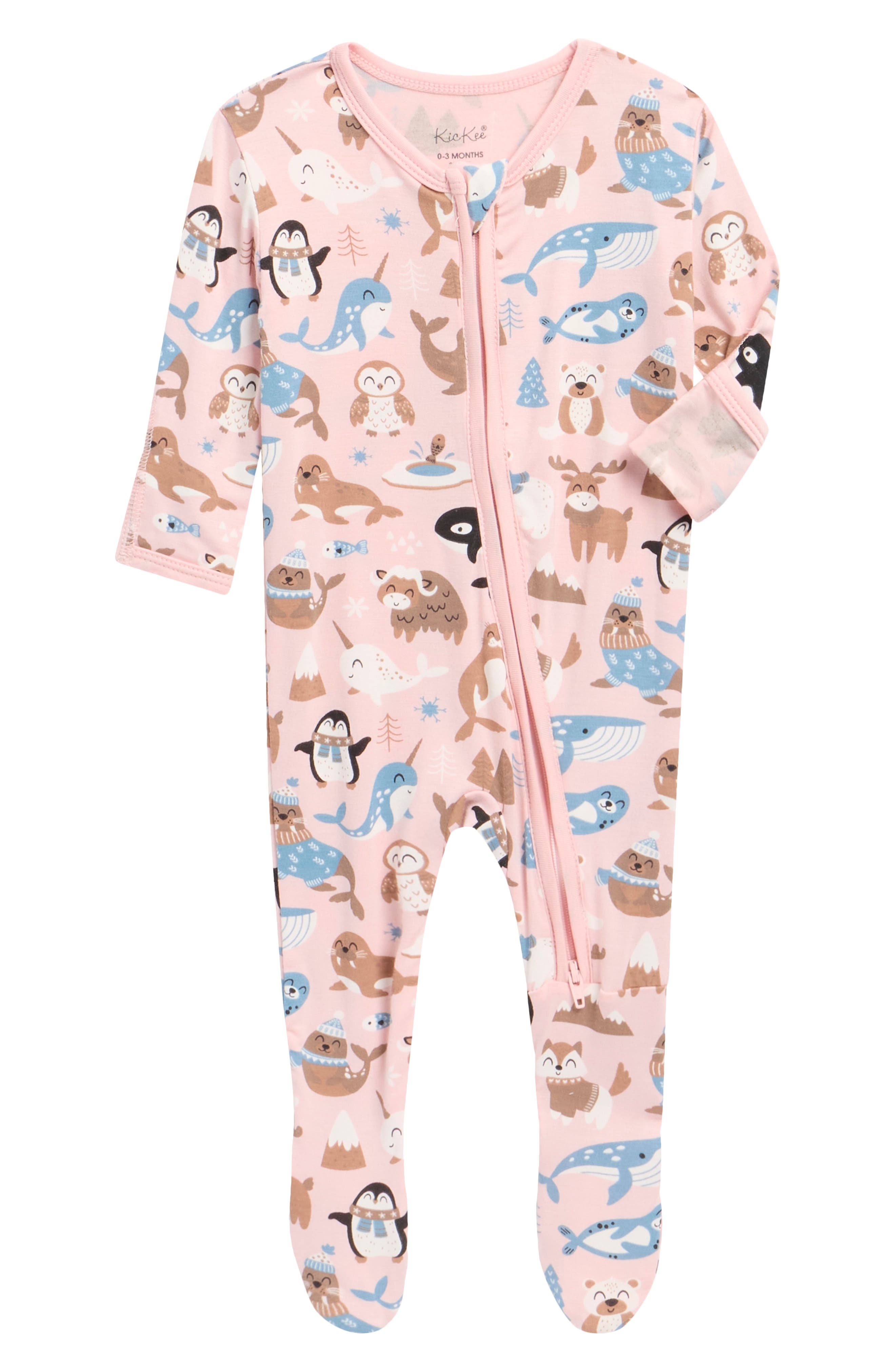 Print Zip Footie