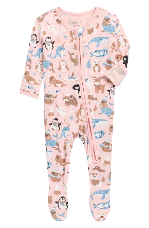 Print Zip Footie