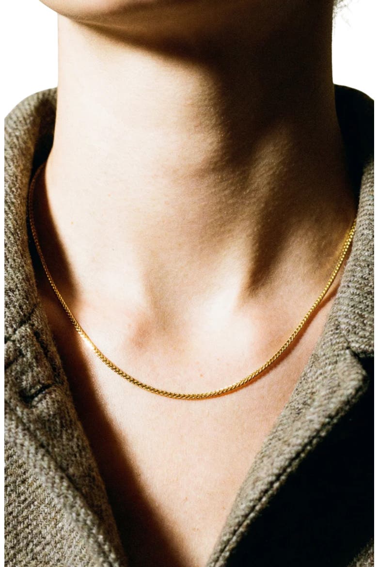 Men's Franco Chain Necklace, Alternate, color, GOLD