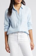 Caslon® Casual Gauze Button-Up Shirt