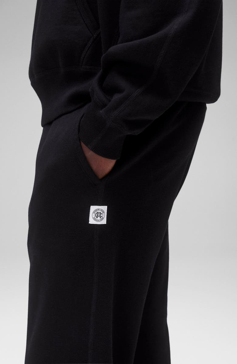 Reigning Champ Midweight Terry Standard Sweatpants, Alternate, color, Black