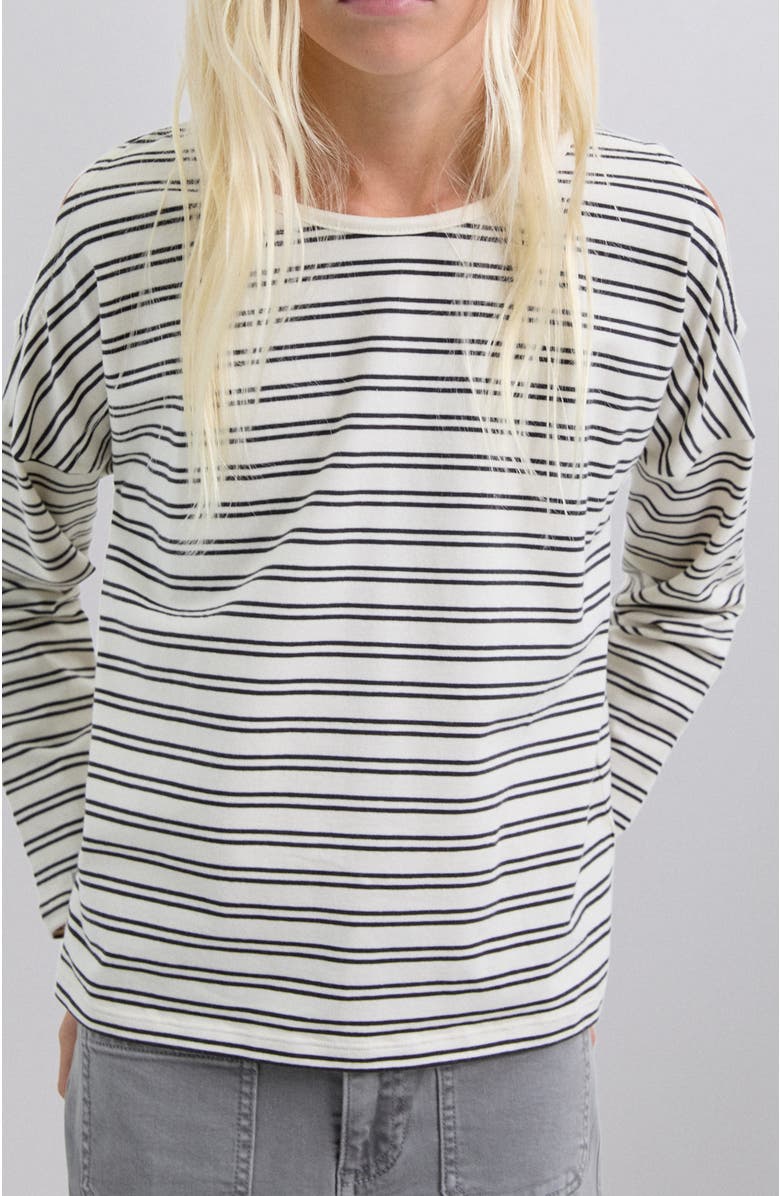 Scalpers Cutoutlstee Girls, Alternate, color, Anthracitestripes