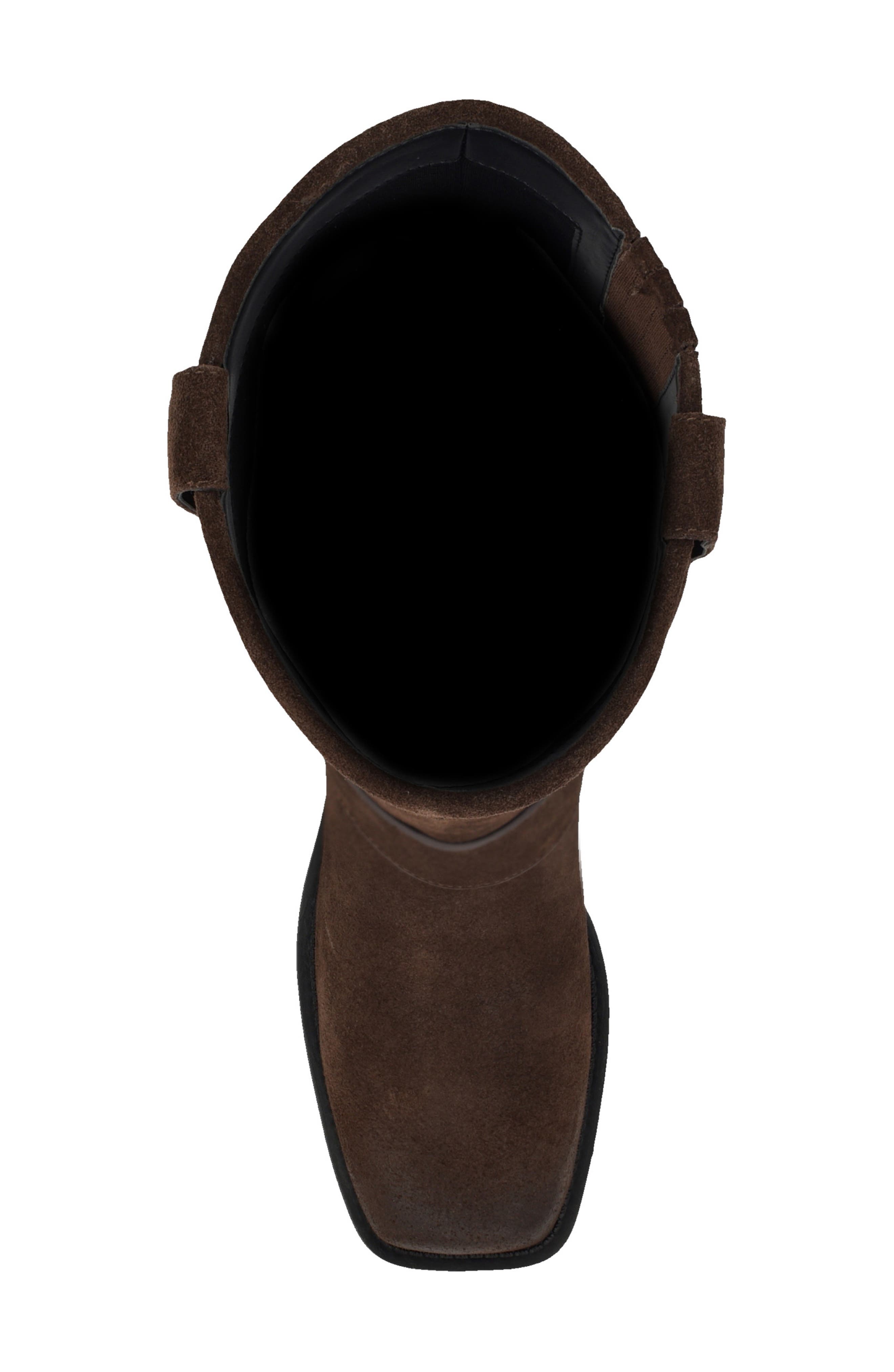 Felysse Harness Knee High Boot, Alternate, color, DARK BROWN 200