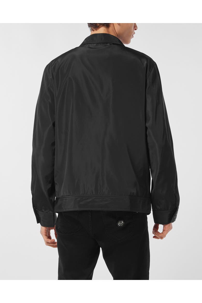 Nylon Coster Jacket Men, Alternate, color, black