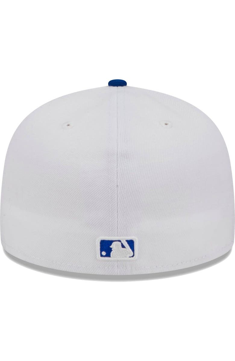 New Era Men's New Era White Kansas City Royals Optic 59FIFTY Fitted Hat, Alternate, color, 