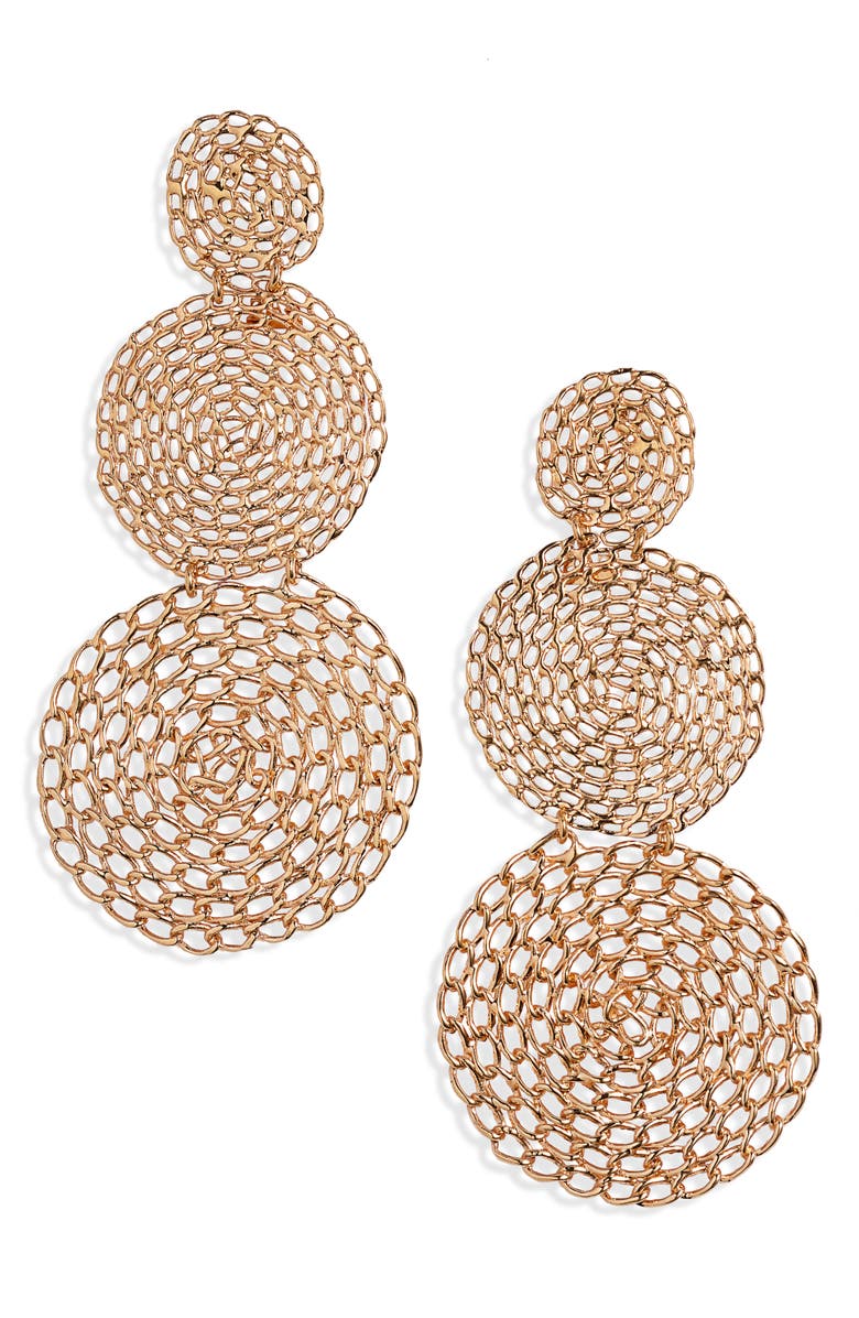 Gas Bijoux Statement Drop Earrings, Main, color, 