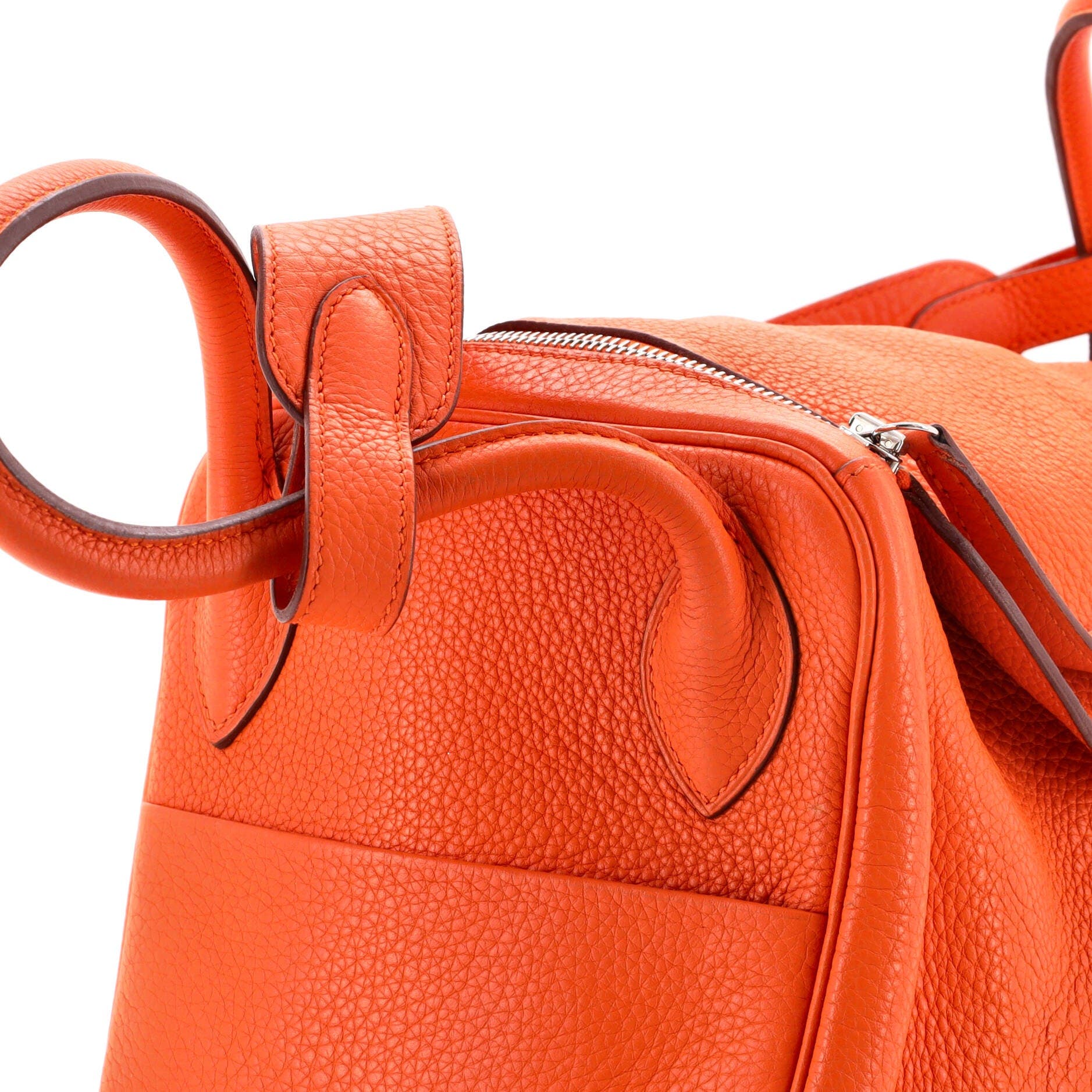 Pre-Owned Hermes Lindy Bag Clemence 34, Alternate, color, Orange H